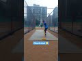 Bowling🤩machine👉🏻Outswing🤯 ball #shorts #cricket