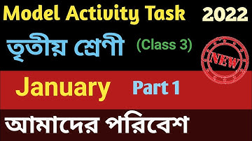 Class 3 model activity task our environment 2022, Class 3 new model activity task January 2022