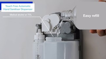 Touch Free Automatic Hand Sanitiser Dispenser Wall Mounted