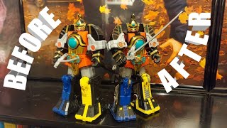 HASBRO RETRO THUNDER MEGAZORD CUSTOMIZED!!!
