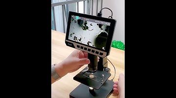 2000X ZOOM in Digital Microscope 12M Pixel With 7" IPS Monitor