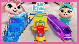 toy train fun eli kids songs nursery rhymes