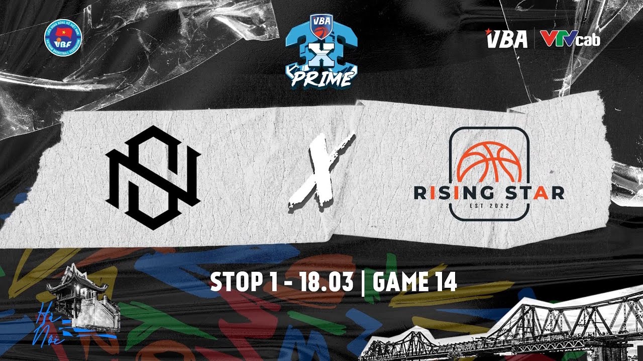 Spring Stars Game Full Highlight Game 14: New Sports vs. Rising Stars l Stop 1 - VBA 3x3 ...