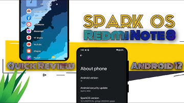Spark OS Quick Review on Redmi Note 8 | Android 12 | AOSP | Xiaomi | Redmi | Mi |