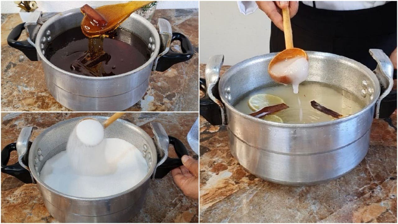 تحت طلبكم عسل بدون قوالب سكر/عسل سكر سنيدة بإحترافية و مضبوط مع الإجابات على أسئلتكم