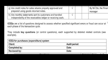 Recording of internal control systems (Auditing @NAISHAACADEMY )