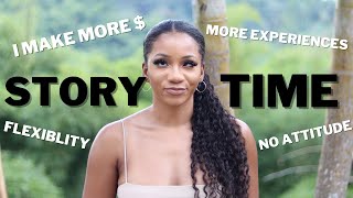 STORYTIME: 5 REASONS WHY I WONT WORK A NORMAL JOB EVER AGAIN (no 9-5/dream of labor) | Annesha Adams