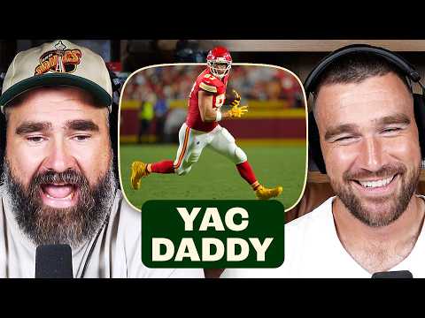 Jason and Travis Kelce on the Chiefs' Win In OT & Travis Moves to the Top of the All Time YAC List.