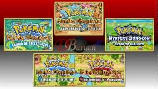 Pokemon Mystery Dungeon OST - All Final Battle Theme
Una de mis Sagas de Videojuegos preferidas, y uno de mis Spin-Off preferidos de Pokémon.
Pokémon Mystery Dungeon, no solo es famoso por adentrarte en cómo viven los Pokémon, sino también por su Música y Jugabilidad tan sorprendente, que es un buen rival de Pokémon Rumble y Pokémon Conquest.
Y he aquí las 3 tracks Vs Final Boss de este Spin-Off con 9 entregas, 1 para GBA, 4 para DS, 3 para Wii y 1 para 3DS.
Nota: No puse las de GBA ni las de Wii ya que Red Rescue Team tiene un Remake para DS(Blue) y las 3 versiones de Wii no tienen un tema para Final Boss.
Blue/Red Rescue Team Vs Rayquaza - 00:00
Explorers of Time/Darkness/Sky Vs Primal Dialga - 04:22
Gates to Infinity Vs Glacial Body - 08:47
Info:
Juego: Saga Pokemon Mystery Dungeon
Plataforma: Wii, GBA, NDS NDSi y N3DS
Agradecimientos:
Game Freak por crear a Pokémon.
Chunsoft/Spike Chunsoft por desarrolar el juego.
Nintendo por crear las consola.
y a todos ustedes por su reproduccion.
Visitanos en:
Web: http://dbaruch97.hol.es/
Facebook: http://www.facebook.com/DBaruch97web
Twitter: https://twitter.com/DBaruch97 Pokemon Mystery Dungeon OST - All Final Battle Theme