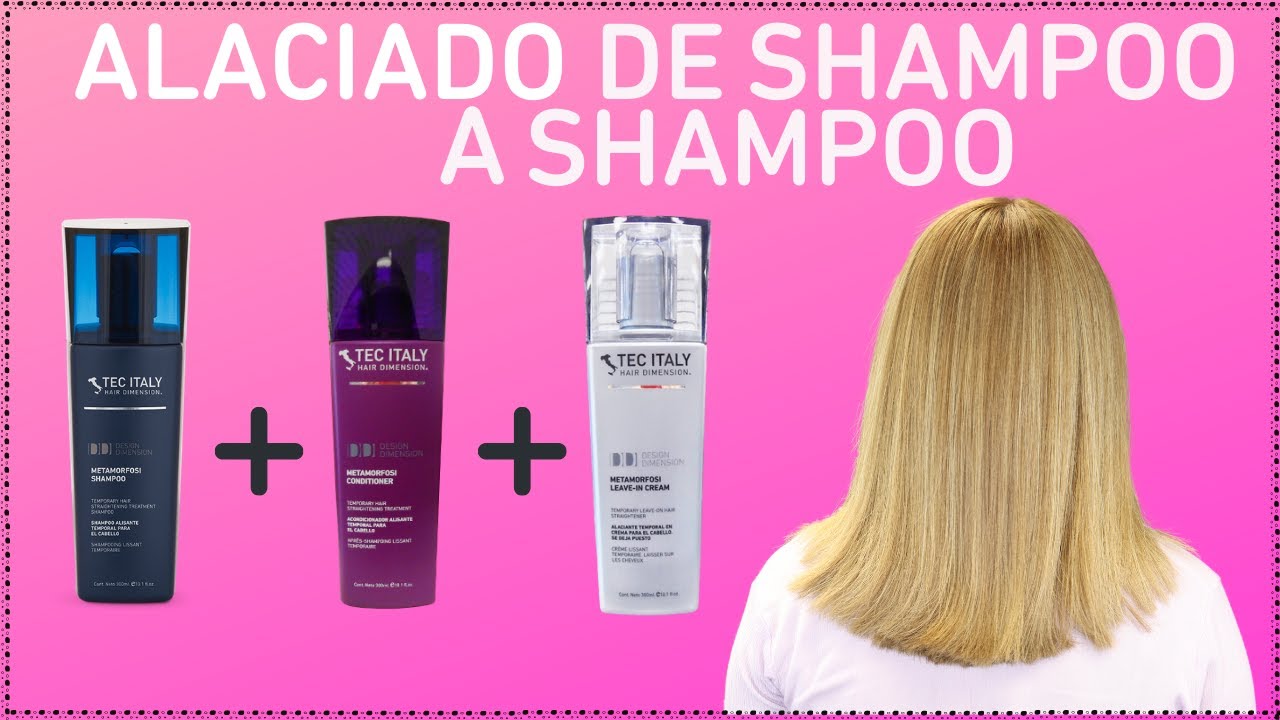 Alisado de Shampoo a Shampoo con Metamorfosis Trio || Tec Italy NY - YouTube