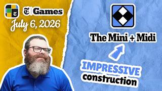 But straightforward | NYT Mini and Midi Crossword July 6, 2026