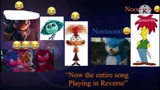 We made Sideshow Bob & Ugly Sonic listen to Somebody That I Used To Know By Gotye & Kimbra Reversed