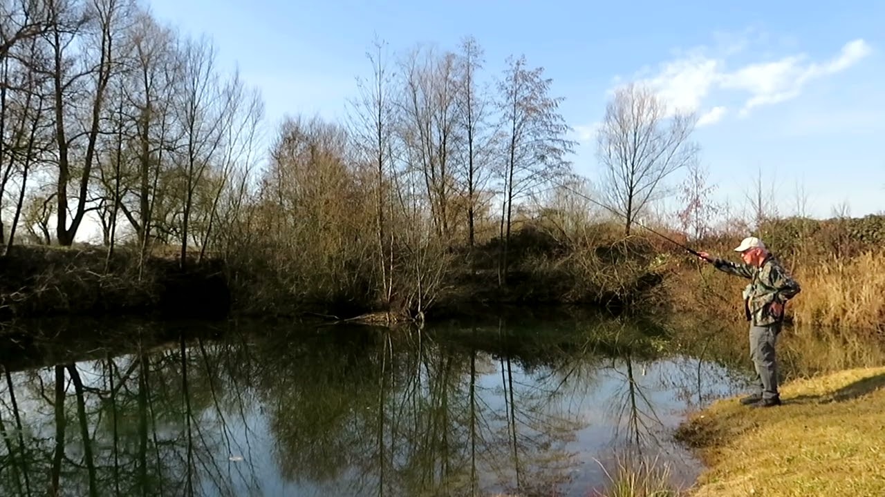 Tenkara Ebs_Trainingswürfe mit der Tenkara Rute Oni Typ 1