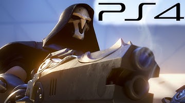 Overwatch PS4 Gameplay - Console Version Soldier: 76 (Beta)