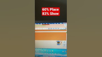 60% Place #horseracing #parimutuelbetting