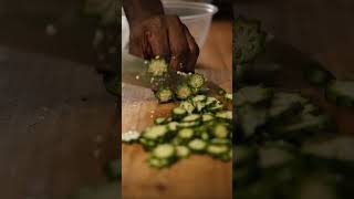 Slicing Okrookra With A Gyuto, A Nakiri And A Chinese Cleaver