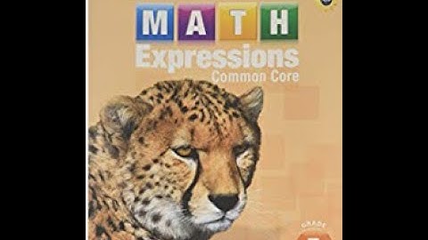 Math Support Video - Math Expressions HR 3-9