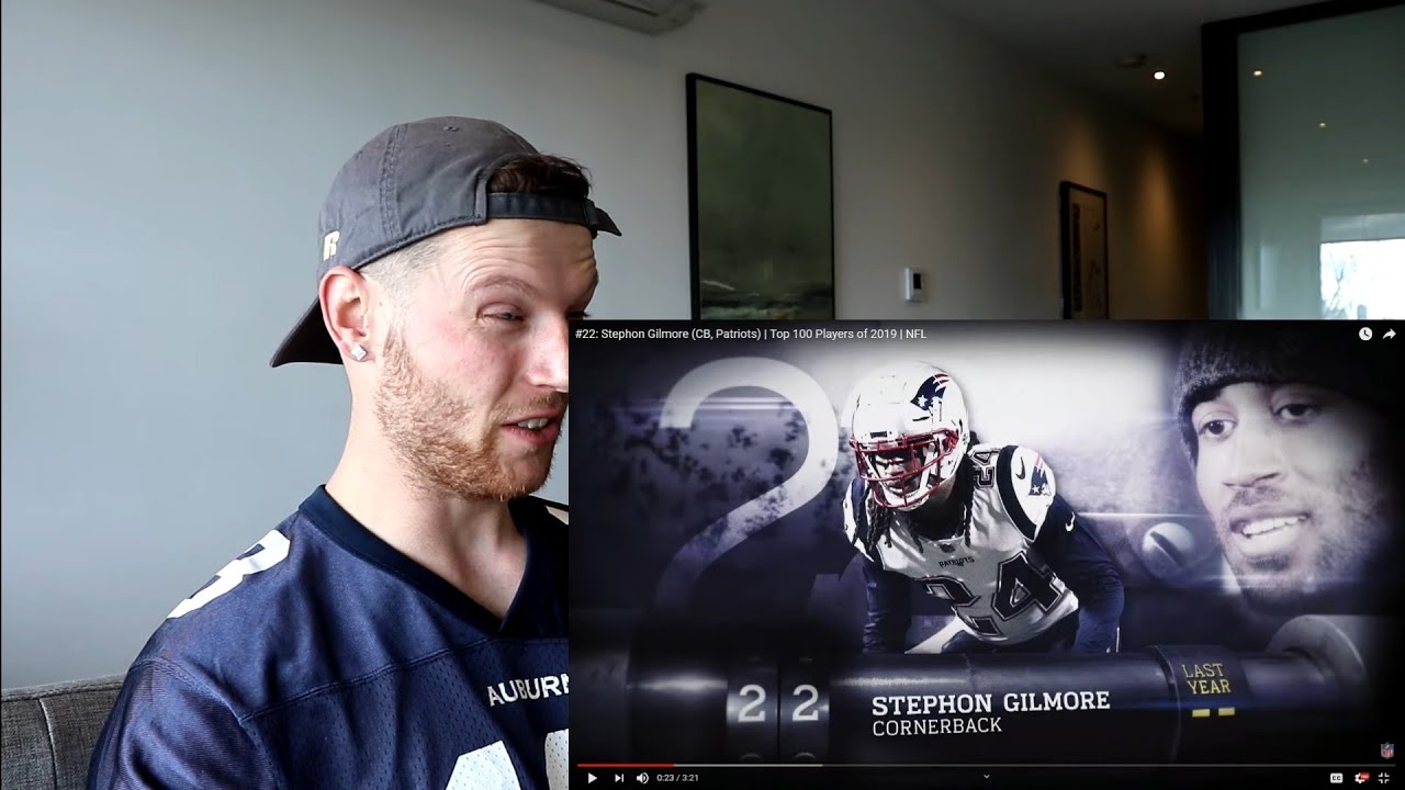 Rugby Player Reacts To Stephon Gilmore Cb Patriots 22 The Nfls Top 100 Players Of 2019
