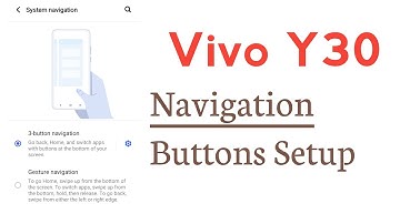 Vivo Y30 Navigation Button Setup