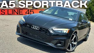 2025 Audi A5 Sportback S Line In Mythos Black Mixes Style With Practicality!