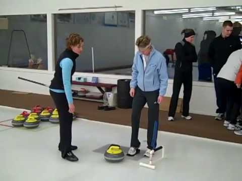 YMCA Workout Group learns how to curl from Tracy S...