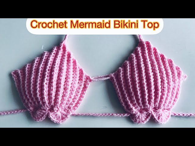 MERMAID Bralette - Crochet Pattern - Summer Top Crochet pattern by