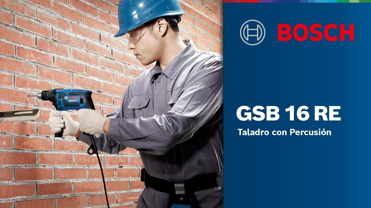 Taladro con Percusión GSB 16 RE - YouTube