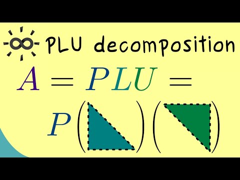 PLU decomposition - An Example