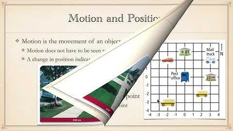 Describing Motion (Physical Science Chapter 2, Section 1)