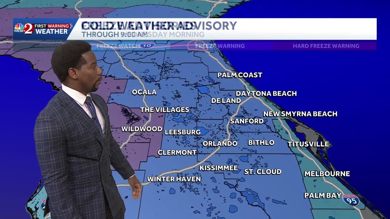 Cold front sends temps plunging into the 20s this morning in Central ...