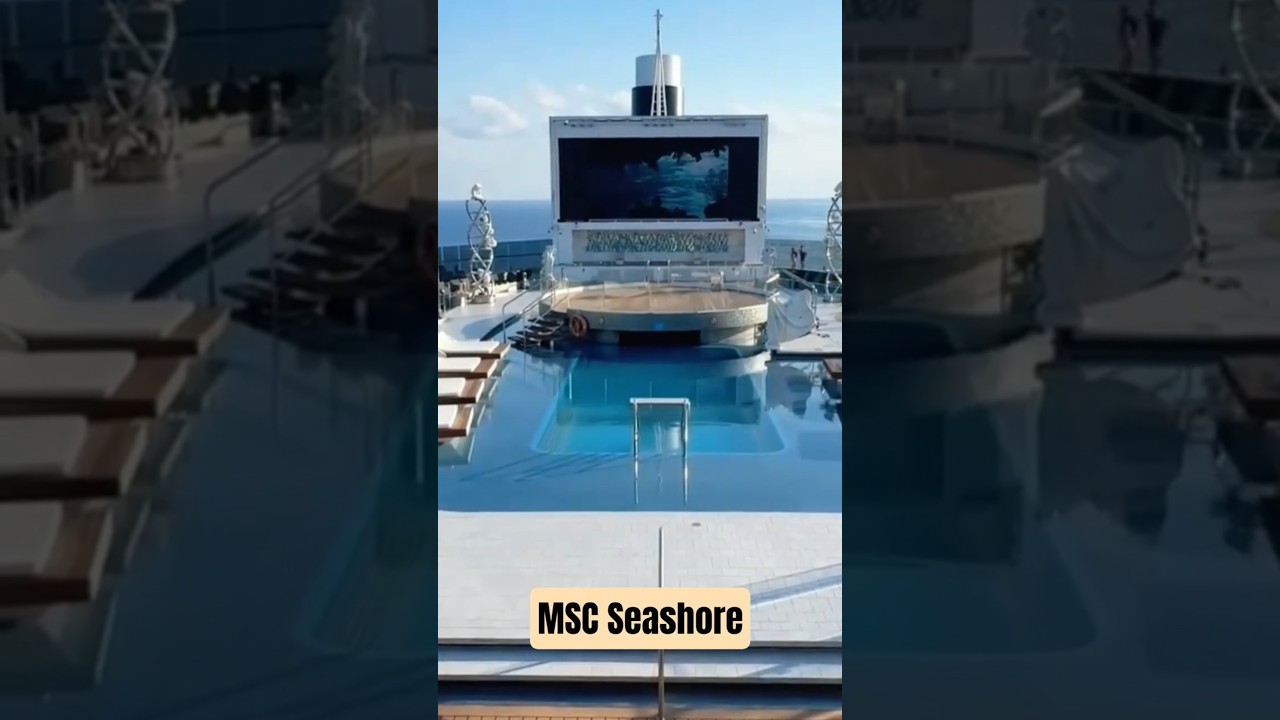 MSC Seashore Cruise Ship 🚢 | Ultimate Luxury Tour, Oceanfront Design & Next-Gen Cruising 🌊✨ #shorts