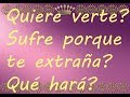 🔥💖🔥QUIERE VERTE ❓SUFRE ❓TE EXTRAÑA❓ TAROT DEL AMOR