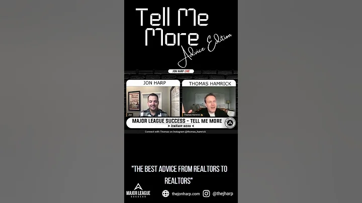 The Best Advice From Realtors to Realtors Thomas H...