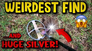 MASSIVE SILVER and one of the WEIRDEST FINDS I’ve ever made METAL DETECTING  XP DEUS II