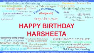 Harsheeta   Languages Idiomas - Happy Birthday