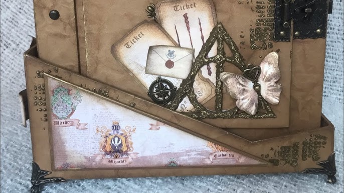 Scrapbooking album 19X21 Harry Potter wizard school 