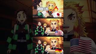 Demon Slayer Japanese Vs English Vs German
