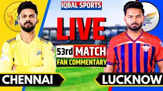🔴LIVE: Chennai vs Lucknow, IPL 2026 Fan Commentary | Live Cricket Match Today | CSK vs LSG Live