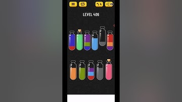 Soda Sort Water Color Puzzle Level 401 402 403 404 405 406 407 408 409 410 Solution Gameplay