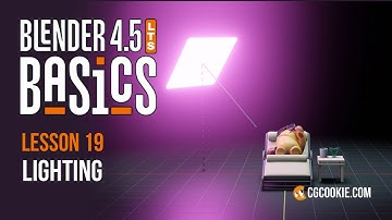 Verlichting in Blender - BLENDER 4.5 BASIS (deel 19)