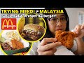 Unique McDonald's items you will find ONLY IN MALAYSIA! (Nasi lemak & prosperity burger) - FOOD VLOG