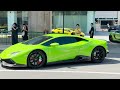 Supercars in Singapore 2025 | Lamborghini Revuelto, Ferrari 296, Porsche 911 Dakar..