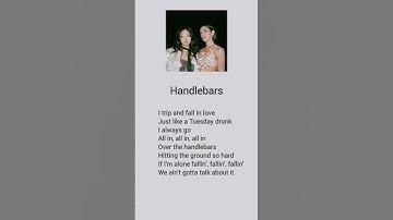 Thumbnail of HANDLEBARS Jennie ft.Dua lipa - lyrics 🤍