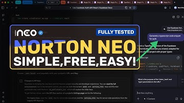 Norton Neo: This FULLY FREE AI Browser by NORTON is REALLY GOOD!