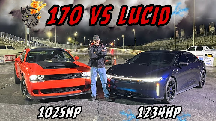 Lucid Air Sapphire vs. Demon 170.  The Ultimate Muscle takes on the Electric Missile.