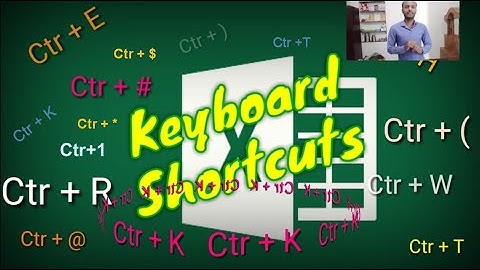 MS-Excel Shortcut Keys Part-1 || Best Keyboard Shortcuts in Hindi 2020