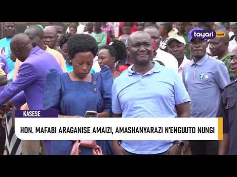 AGENSHONGA HON MAFABI ARAGANISE AMAIZI AMASHANYARAZI N ENGUUTO NUNGI KASESE 