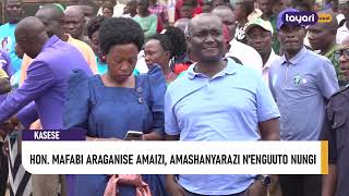 Download Lagu #AGENSHONGA: HON  MAFABI ARAGANISE AMAIZI, AMASHANYARAZI N’ENGUUTO NUNGI – KASESE MP3