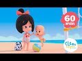 Vamos a la playa y más canciones infantiles de Cleo y Cuquin | Familia Telerin
