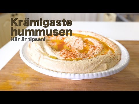 Video: Hummus Med Grönsaker